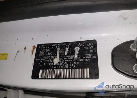 2016 Hyundai Genesis 3.8 из США, поврежденный, VIN KMHGN4JE0GU113480